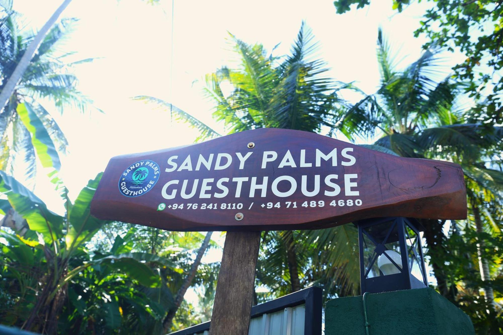 Sandy Palms Guesthouse Hikkaduwa Exterior foto